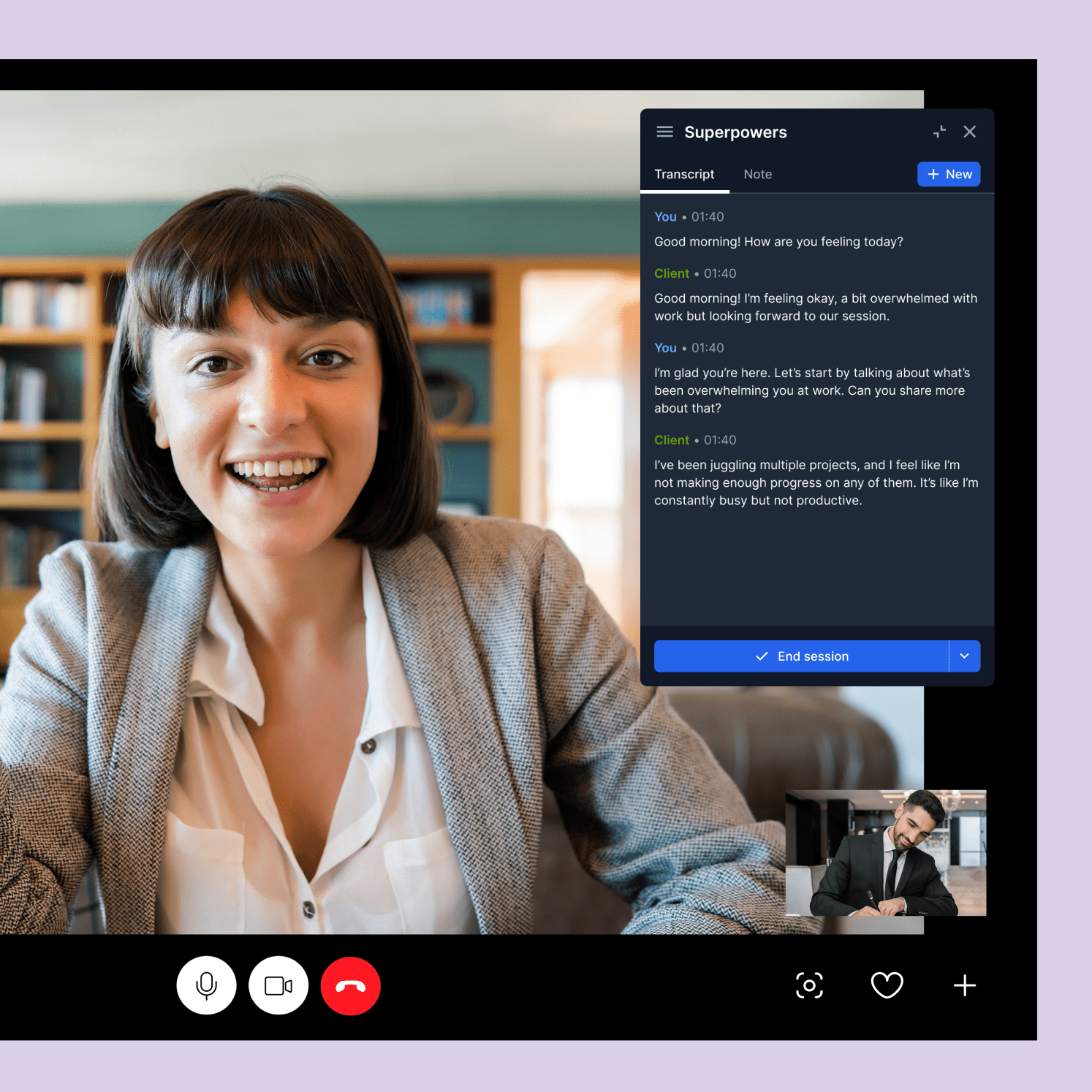 For video consultations
